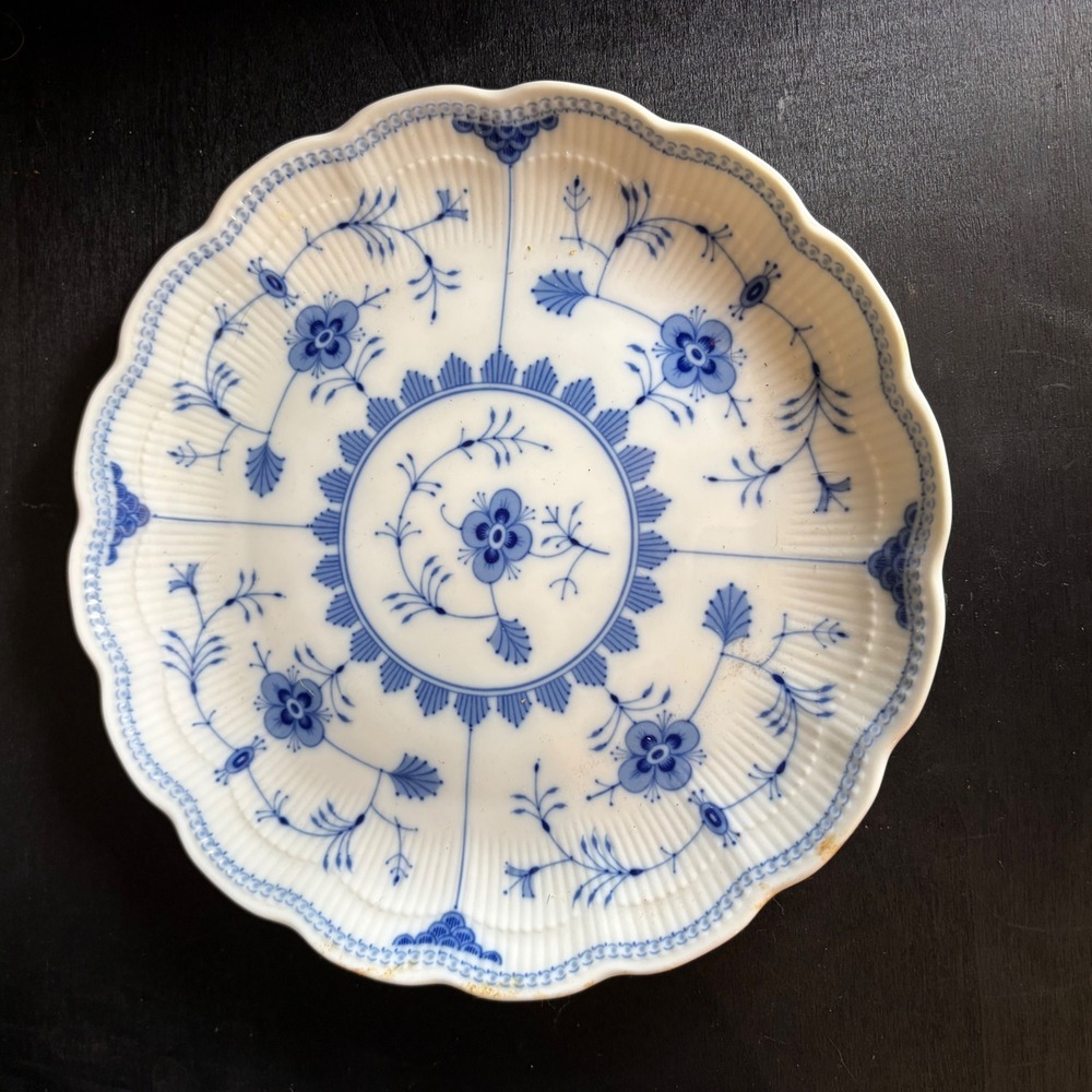 Kaiser Germany Romantica Bornholm Plate K Nossek Echt Kobalt Blue Floral 7.5"